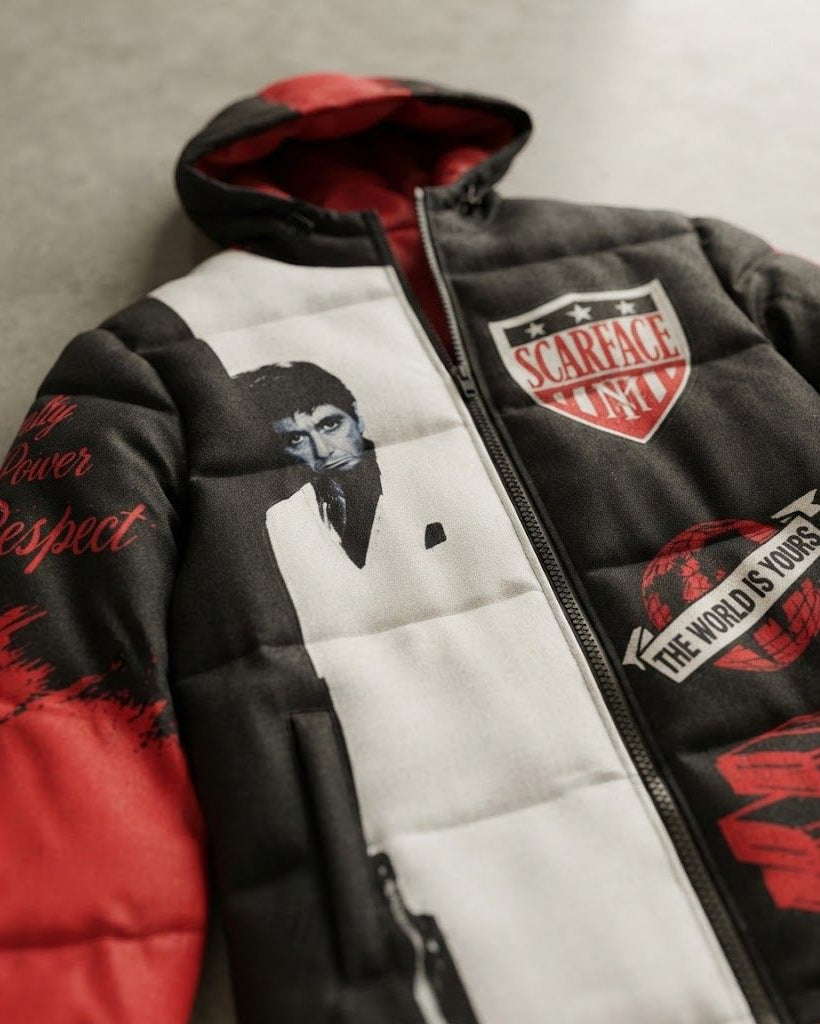 Reason Scarface Puffer Coat