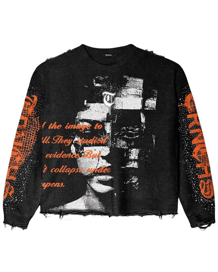 TRNCHS Sharpened Identity Thermal Crewneck