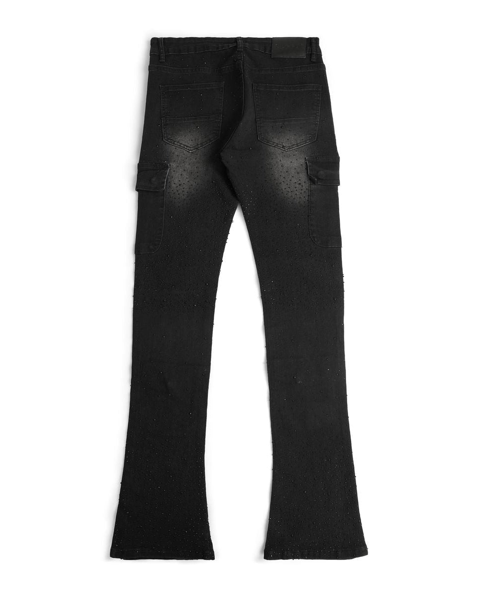 Black pants on a white background