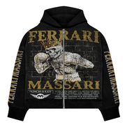 Skull King Zip Hoodie