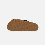 Brown sandal sole on a white background