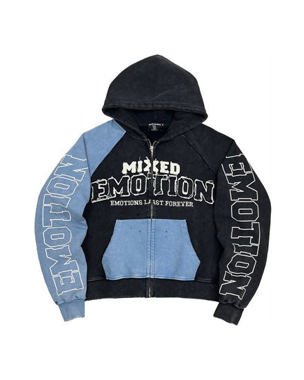 Mixed Emotions Split Decisions Zip Hoodie