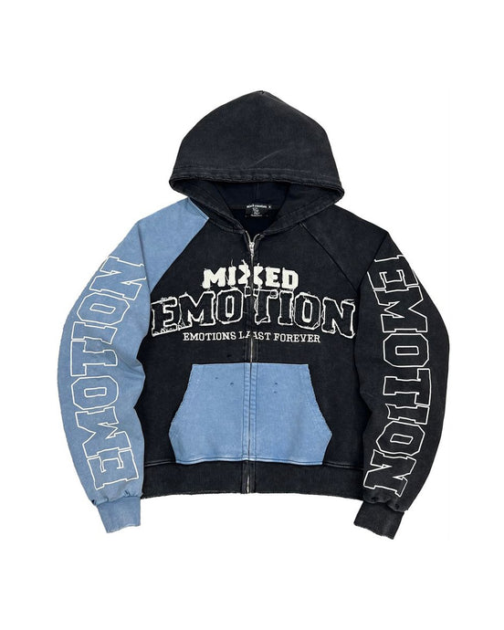 Mixed Emotions Split Decisions Zip Hoodie