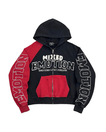 Mixed Emotions Split Decisions Zip Hoodie