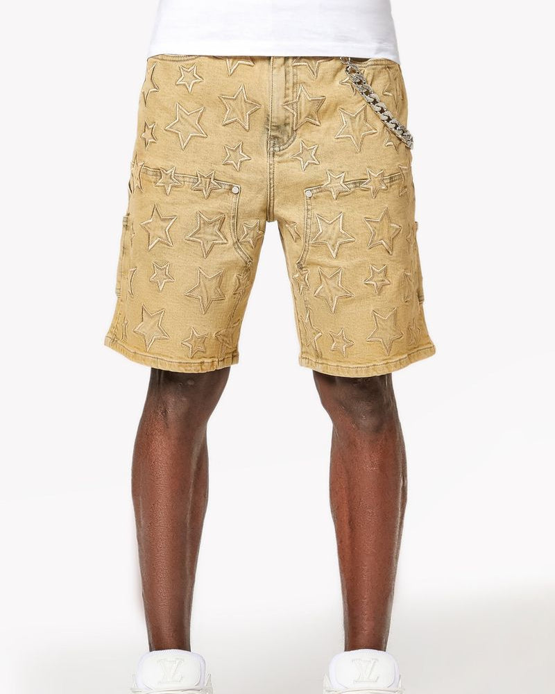 Stars Denim Shorts