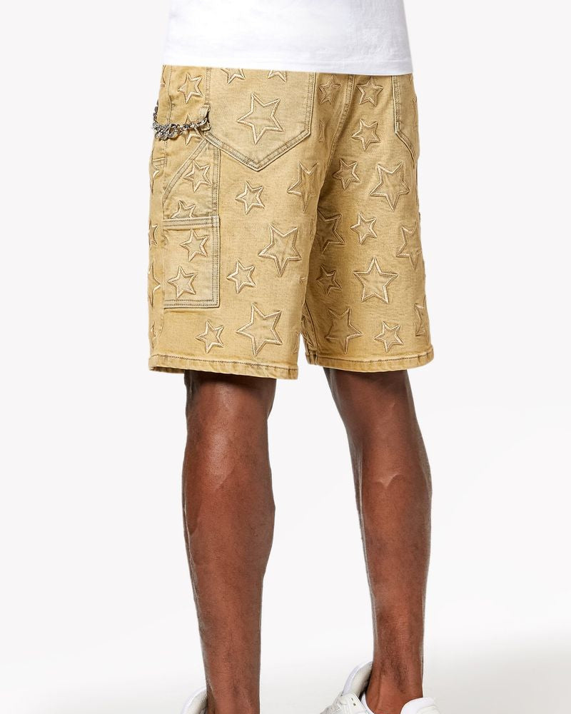 Stars Denim Shorts