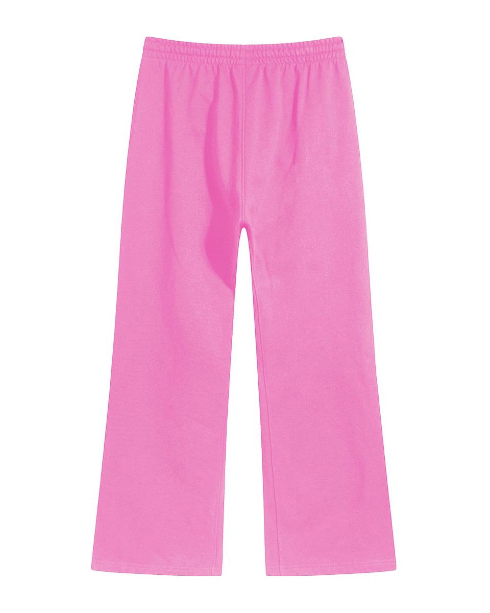 Pink pants on a white background