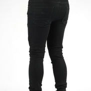 Dzstar super stretch ripped jeans in black