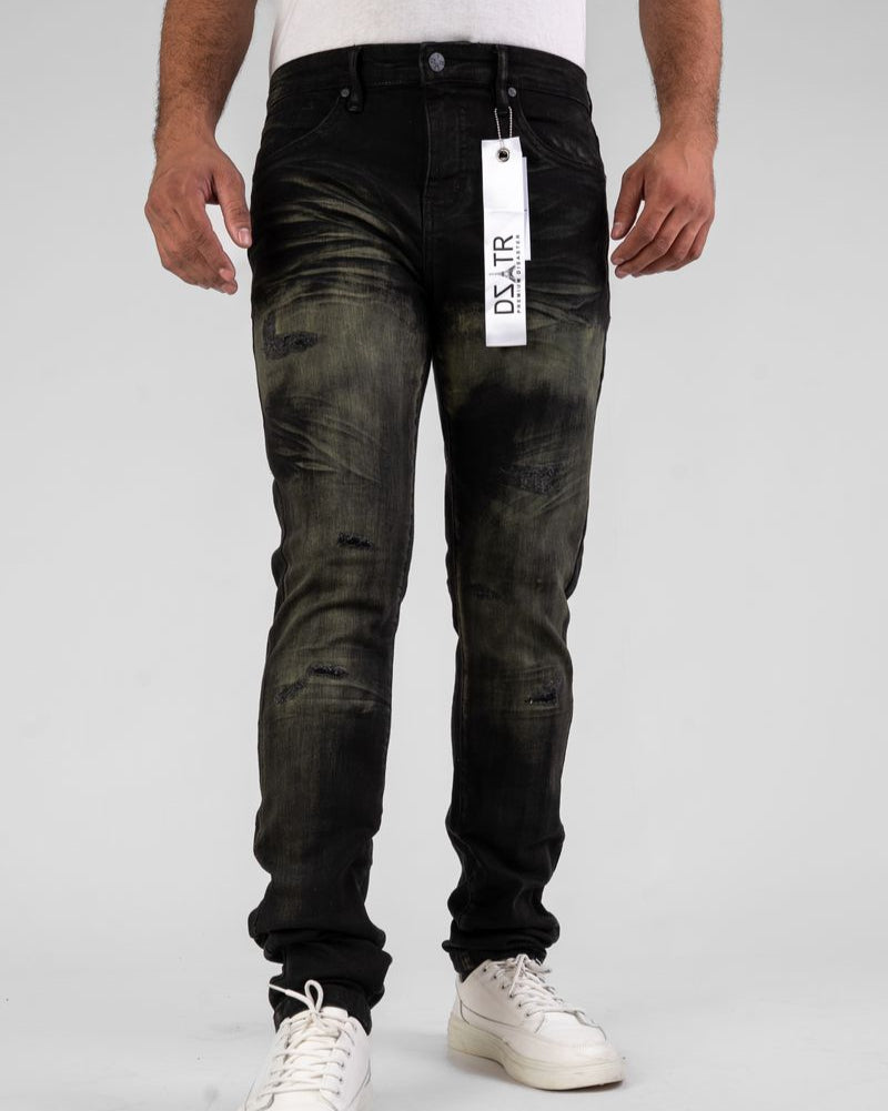 Super Stretch Smeared Jeans 480