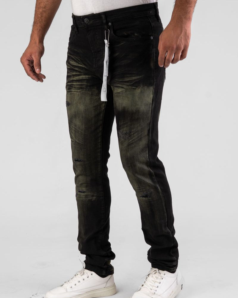 Super Stretch Smeared Jeans 480