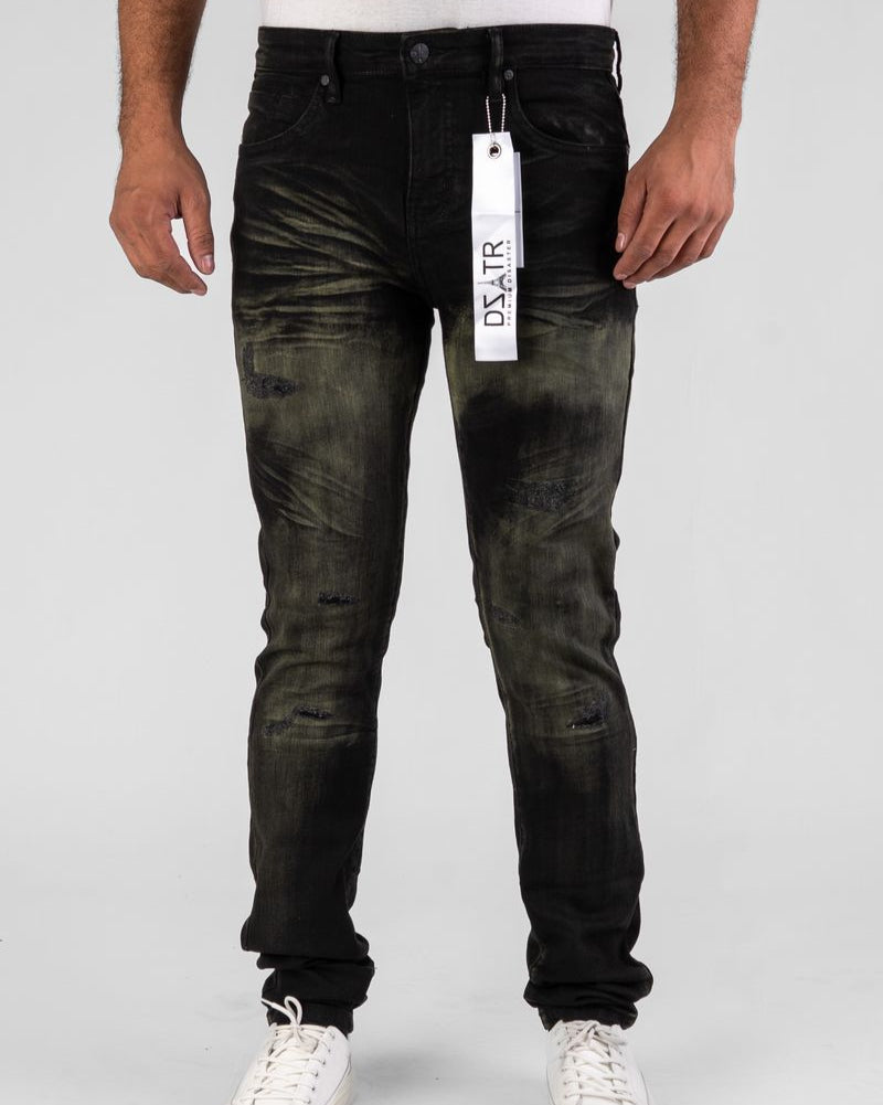 Super Stretch Smeared Jeans 480