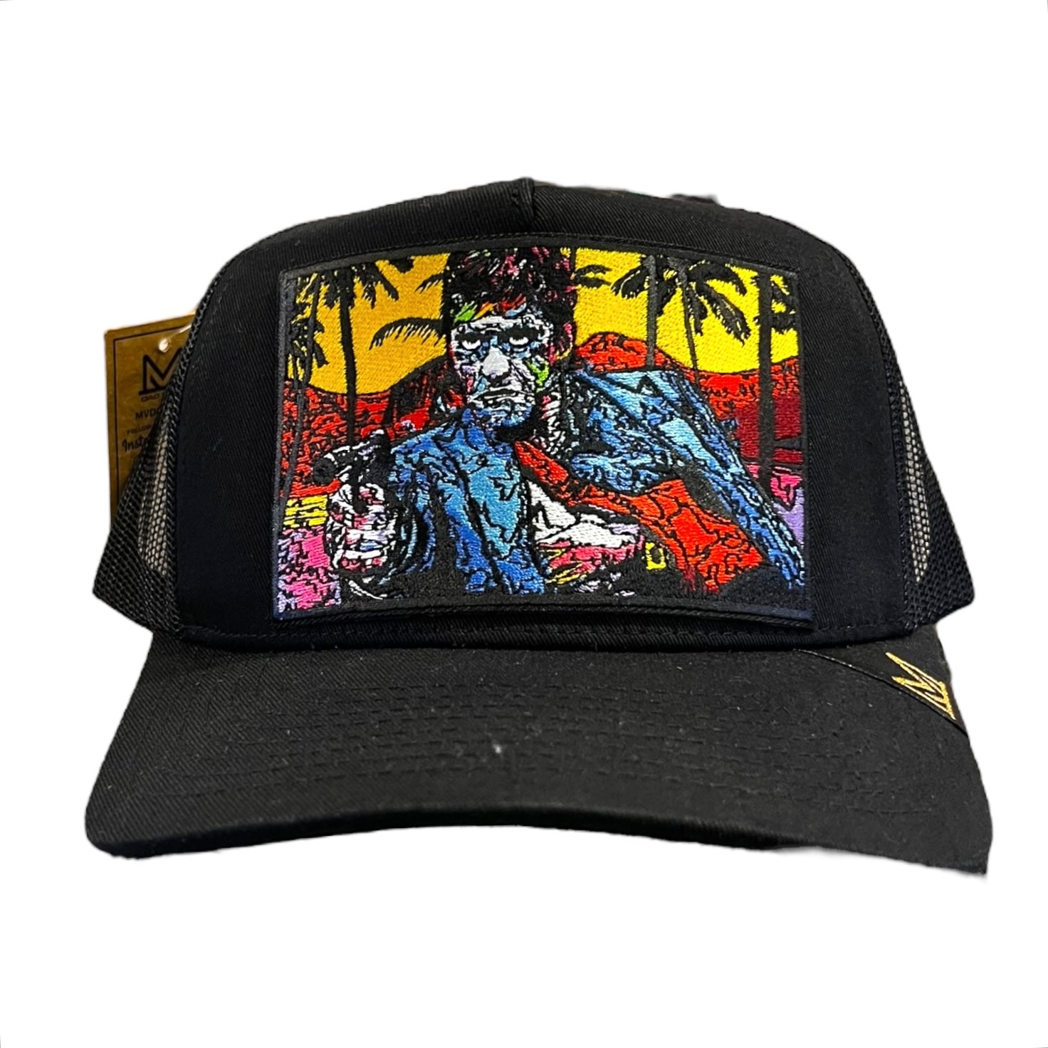 Scarface trucker hat in black