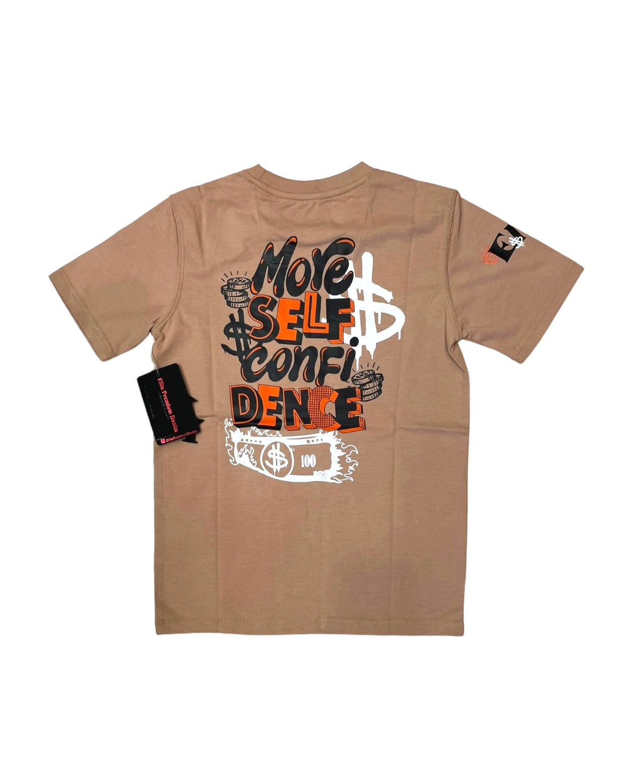 junior boys more self confidence tee in beige