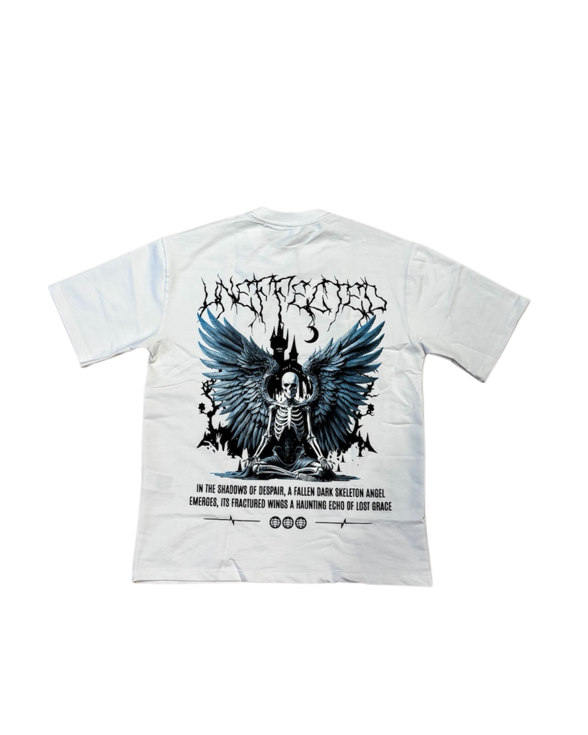 Shadows of Despair Tee In White Color 