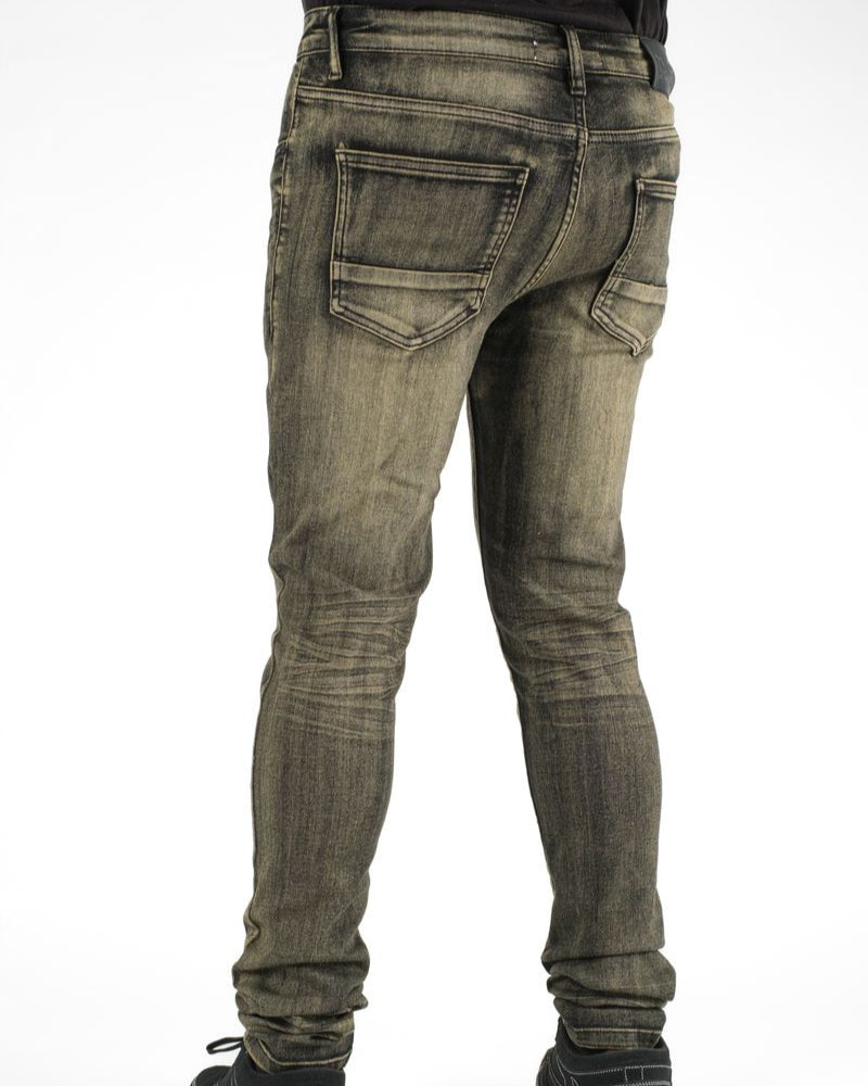 Dzstar tinted rip jeans in tinted black 