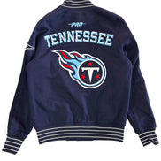 Navy blue jacket with 'Tennessee' and team logo on a white background