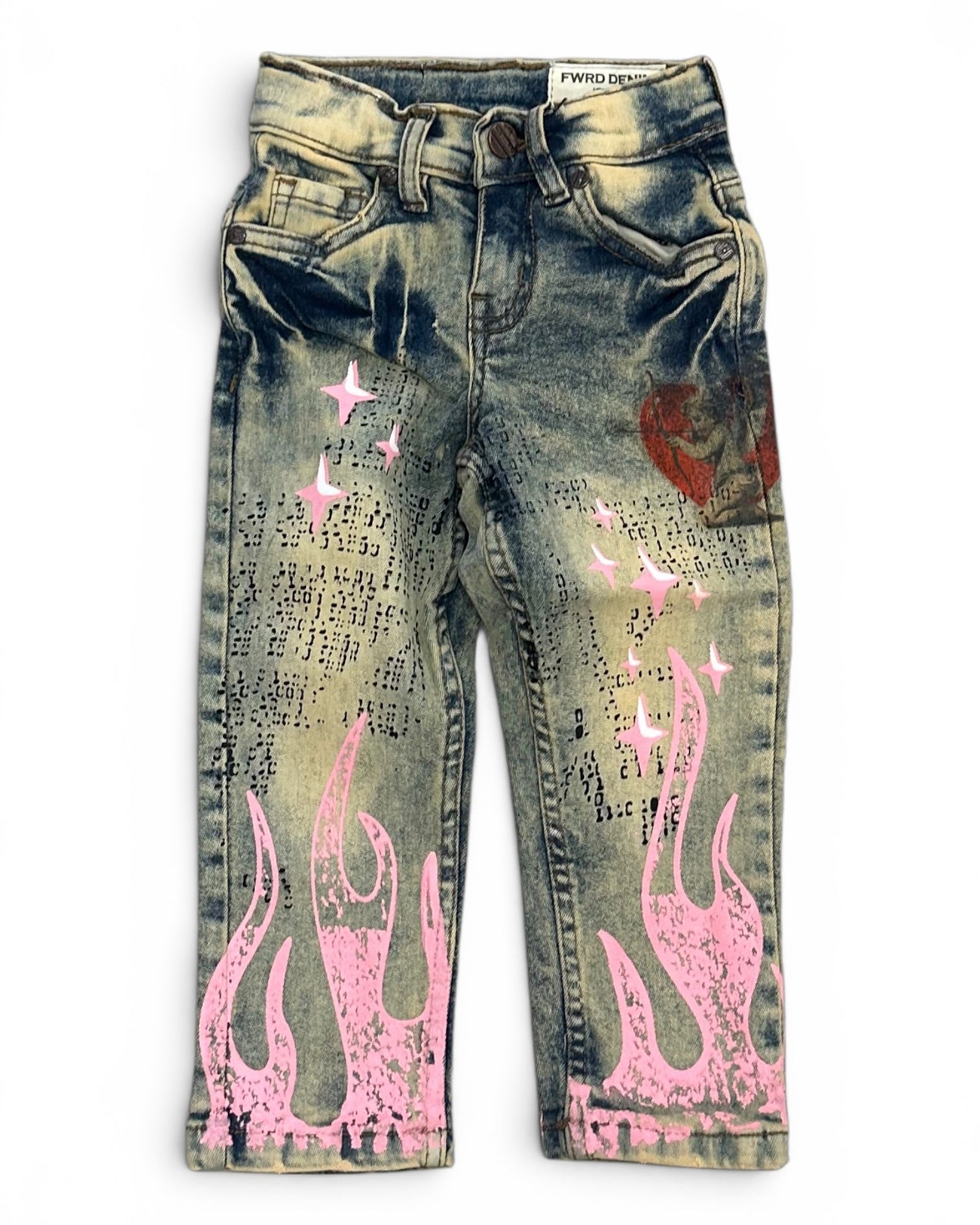 FWRD Toddler's Dreams Slim Straight Denim