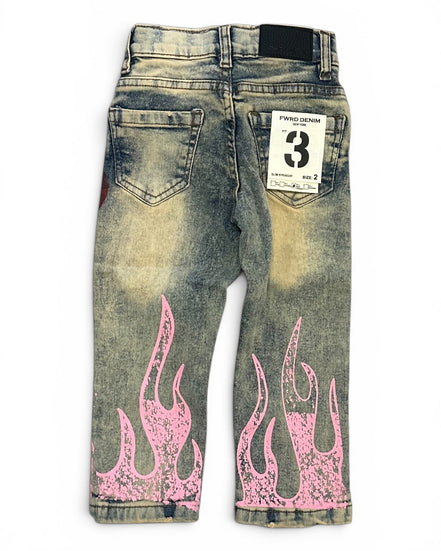 FWRD Toddler's Dreams Slim Straight Denim