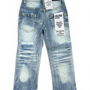 FWRD Toddler's Premium Distressed Straigth Denim