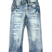 FWRD Toddler's Premium Distressed Straigth Denim