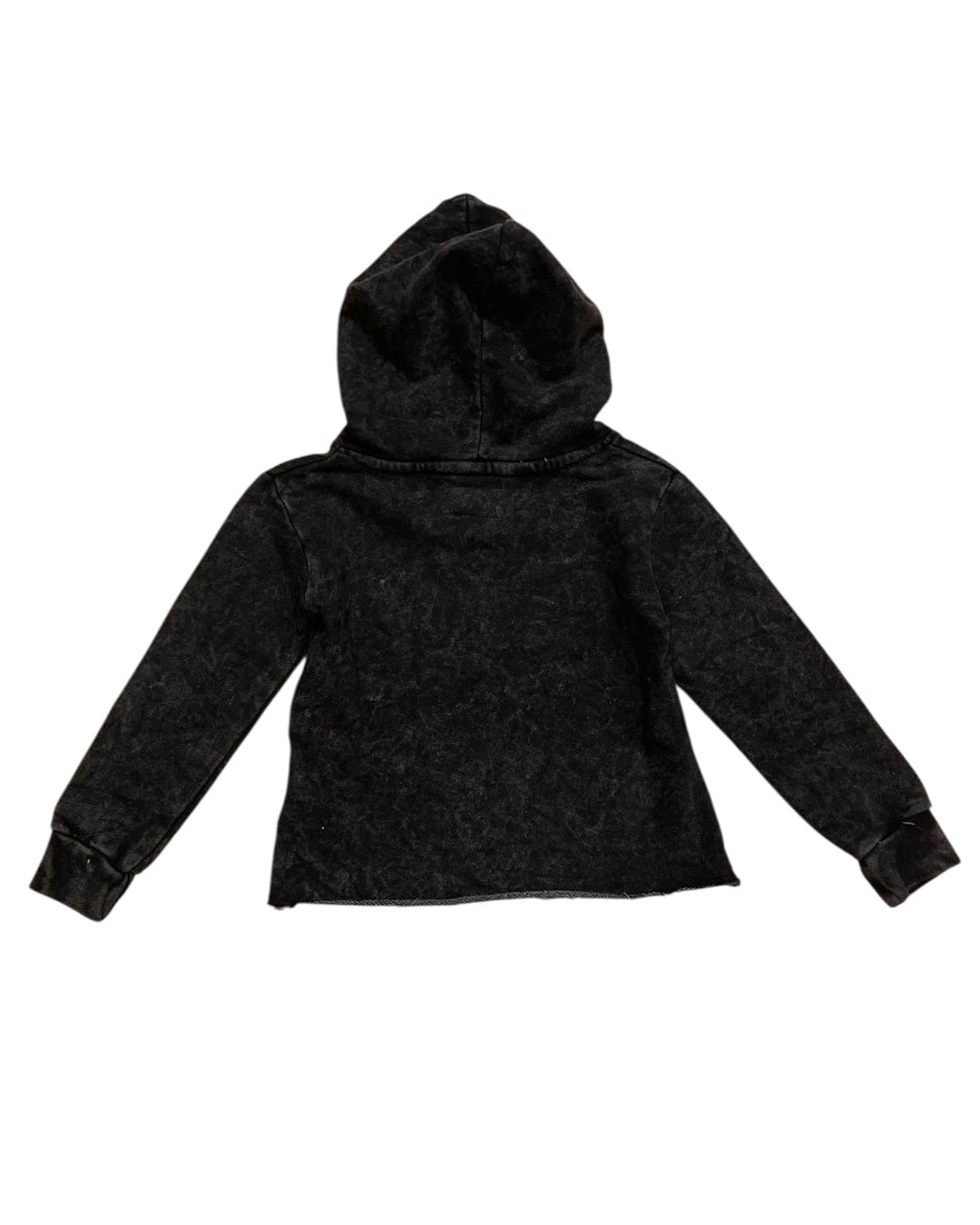 Black hoodie on a white background