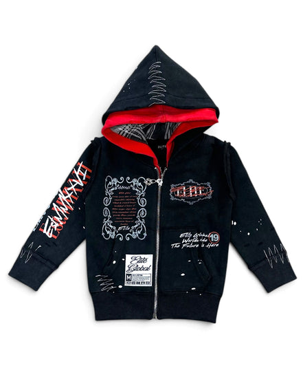 Elite Toddler's Double Layer Royal Full-Zip Hoodie