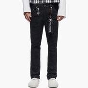 Trance Waxed Stacked Jeans