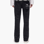 Trance Waxed Stacked Jeans