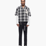 Trance Waxed Stacked Jeans