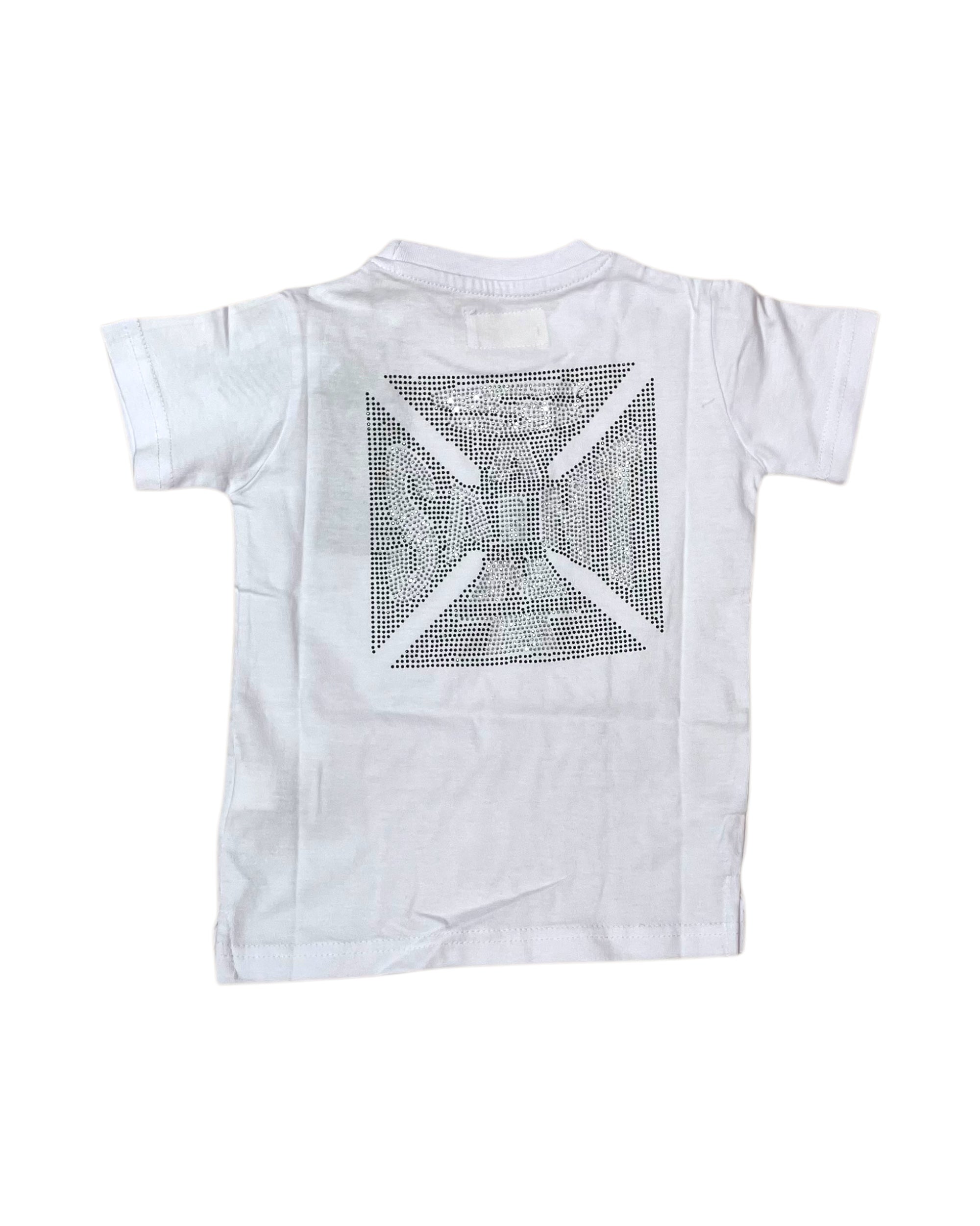 Fwrd toddlers saint crystal tee in white