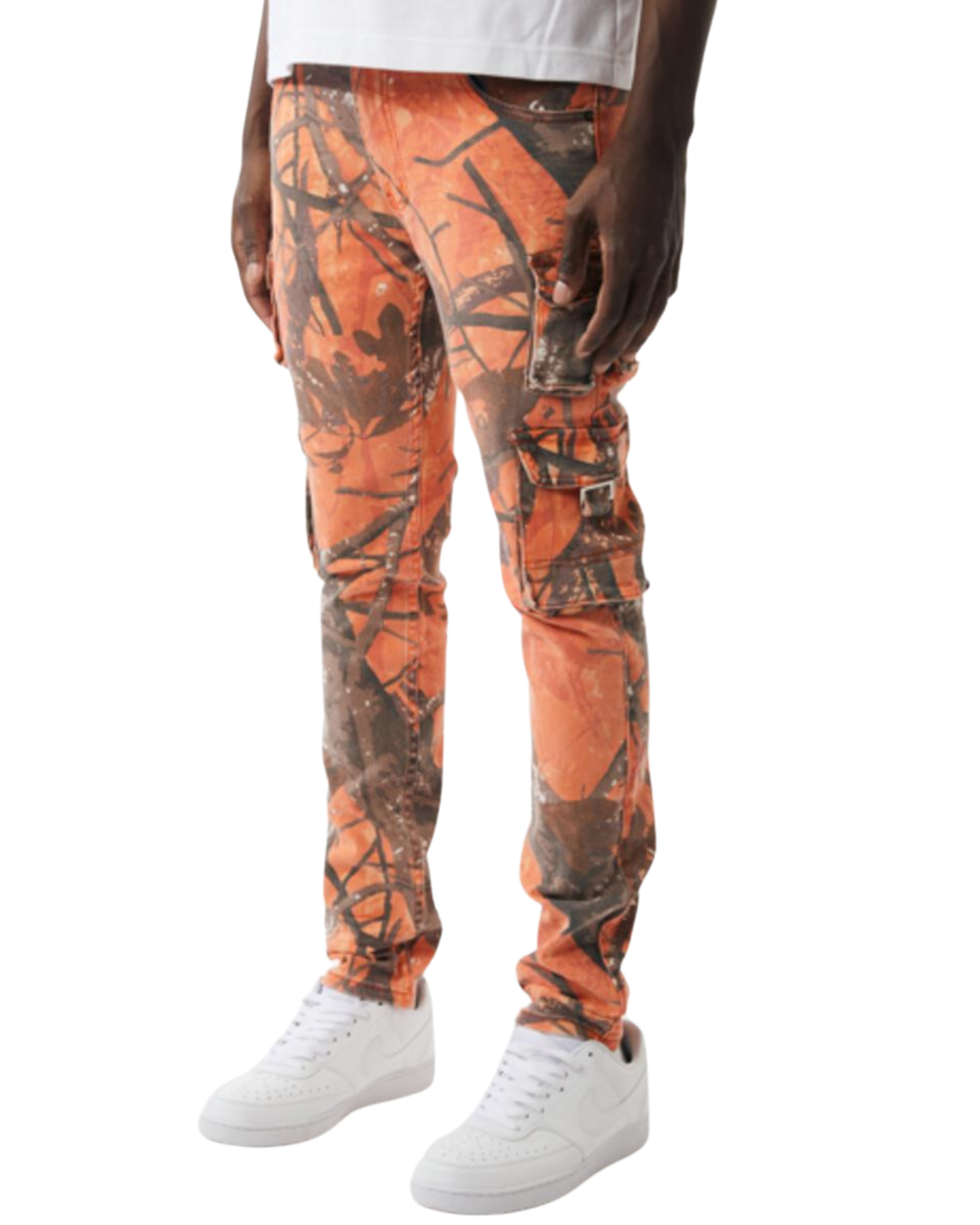 Premium Camo Cargo Jeans