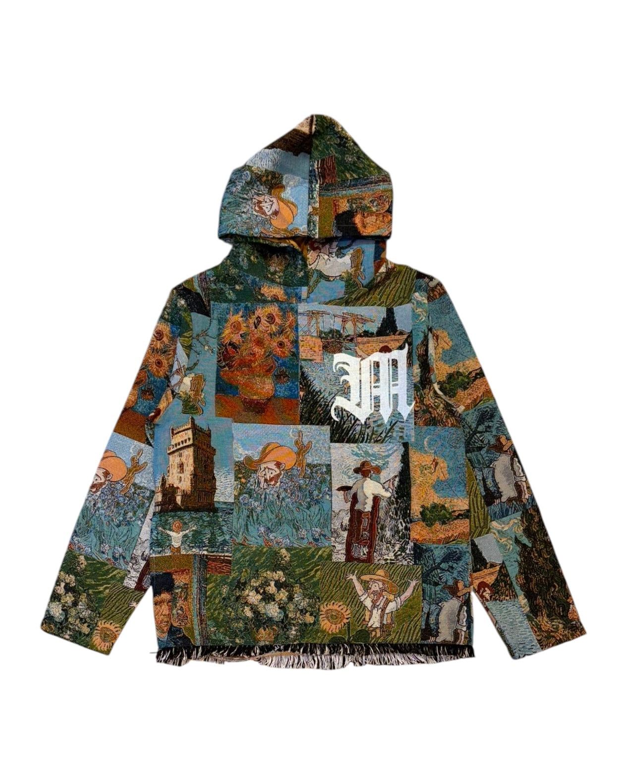 MAJESTIK VAN GOGH APPACHE TAPESTRY HOODIE 