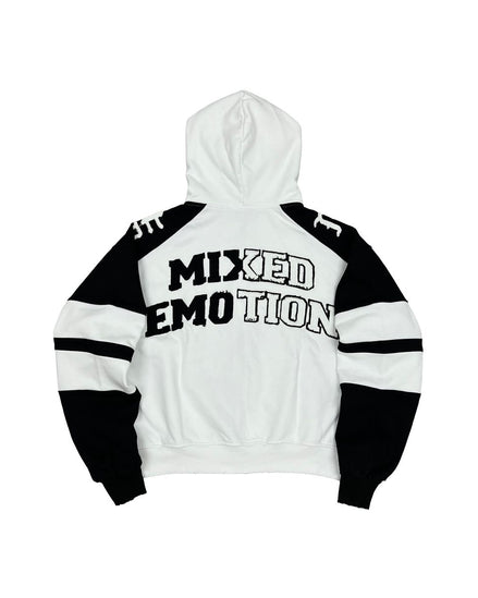 Mixed Emotions Varsity Full Zip Hoodie