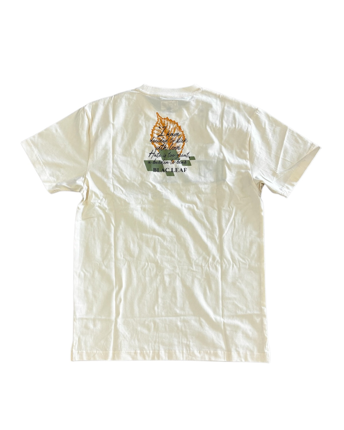 Victory Begins With Belief Tee In cream color