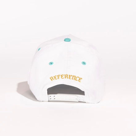 Reference vintage miami snapback in white 