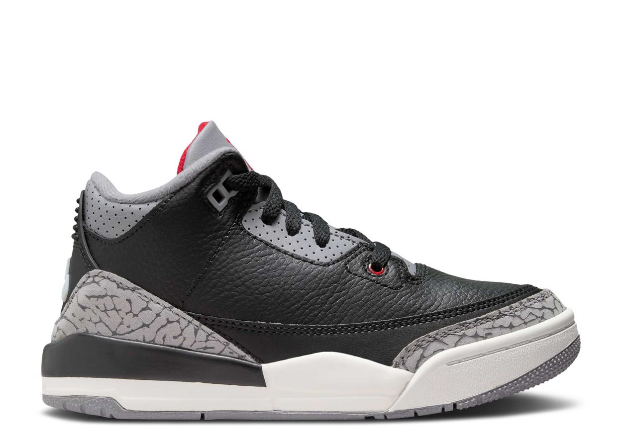 Jordan Retro 3's OG Black Cement (2024) (PS)