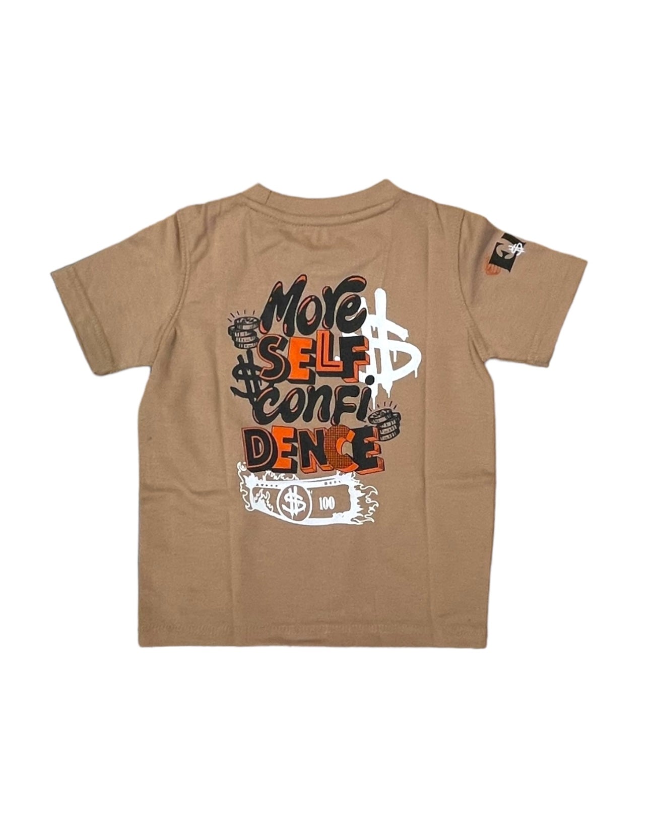 toddlers more self confidence tee in beige