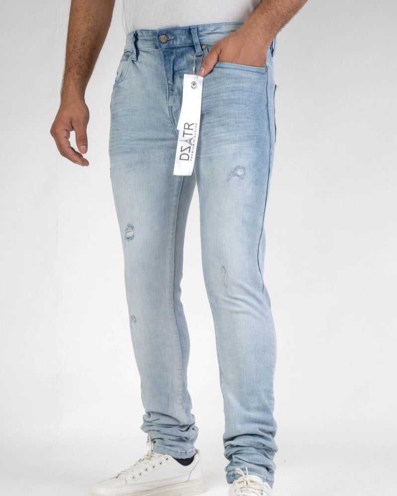 Clean Ripped Super Stretch Jeans DZTR-444