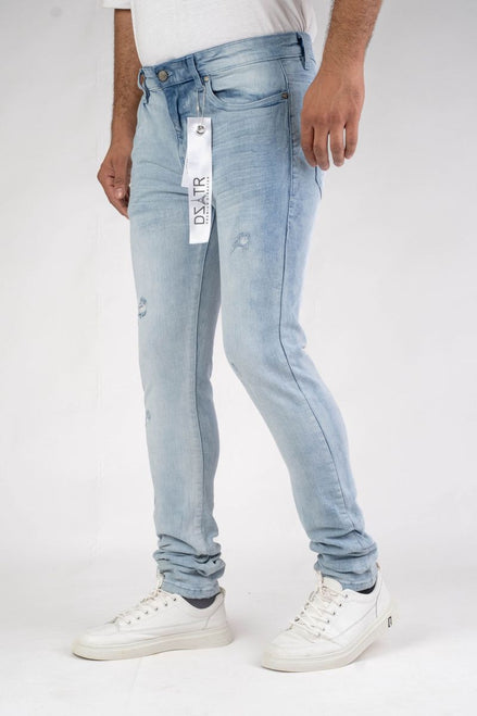 Clean Ripped Super Stretch Jeans DZTR-444