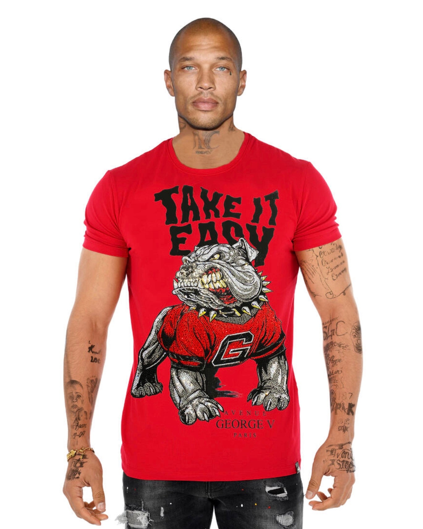 dangerous take it easy red tshirt