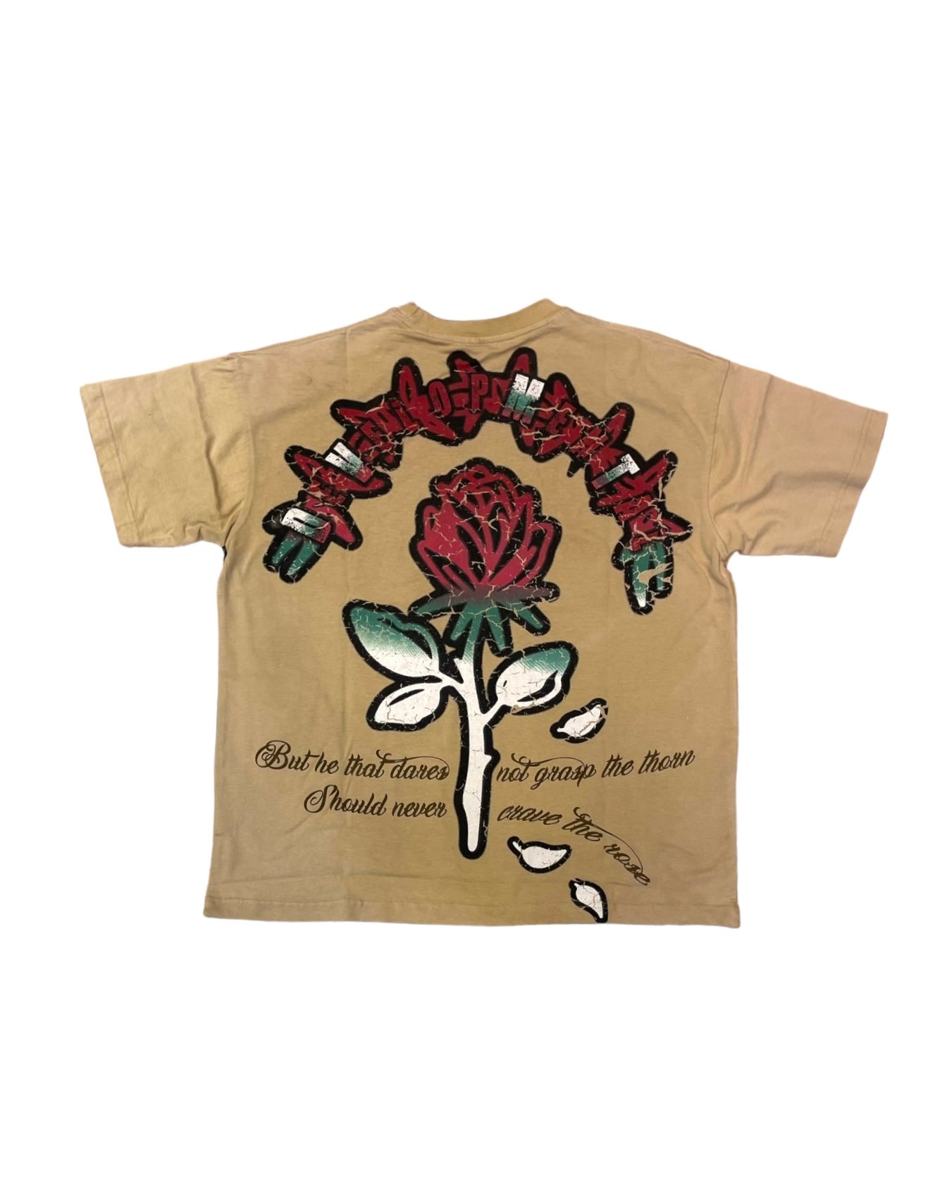 emotions graffiti graphic tee inn khaki 