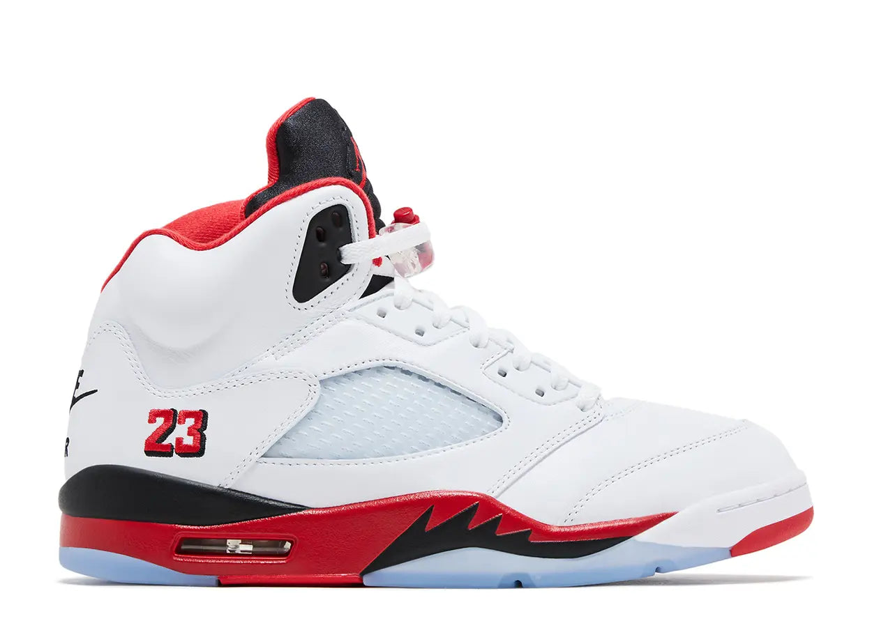 Jordan 5 Retro Fire Red Black Tongue (2025) Men's