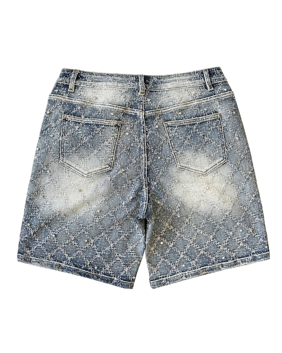 gemstone jorts in blue wash by almost someday