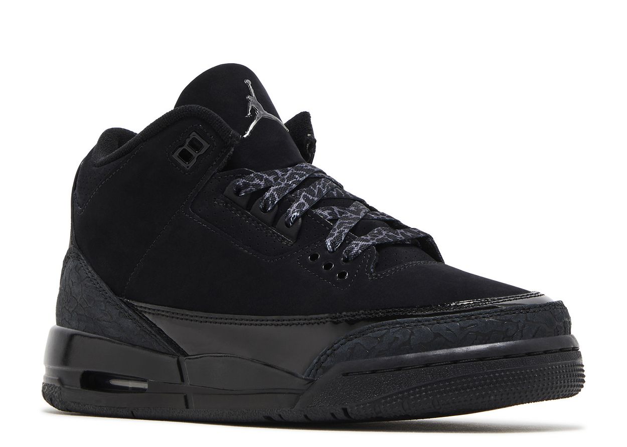 Jordan Retro 3's Black Cat (2025) (GS)