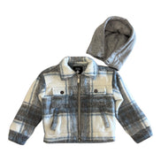 Toddler's Hooded Flannel Shirt