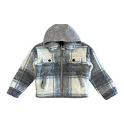 Toddler's Hooded Flannel Shirt