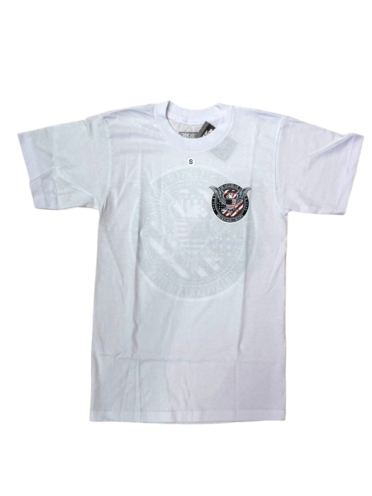 united hustlers of america graphic tee in white 