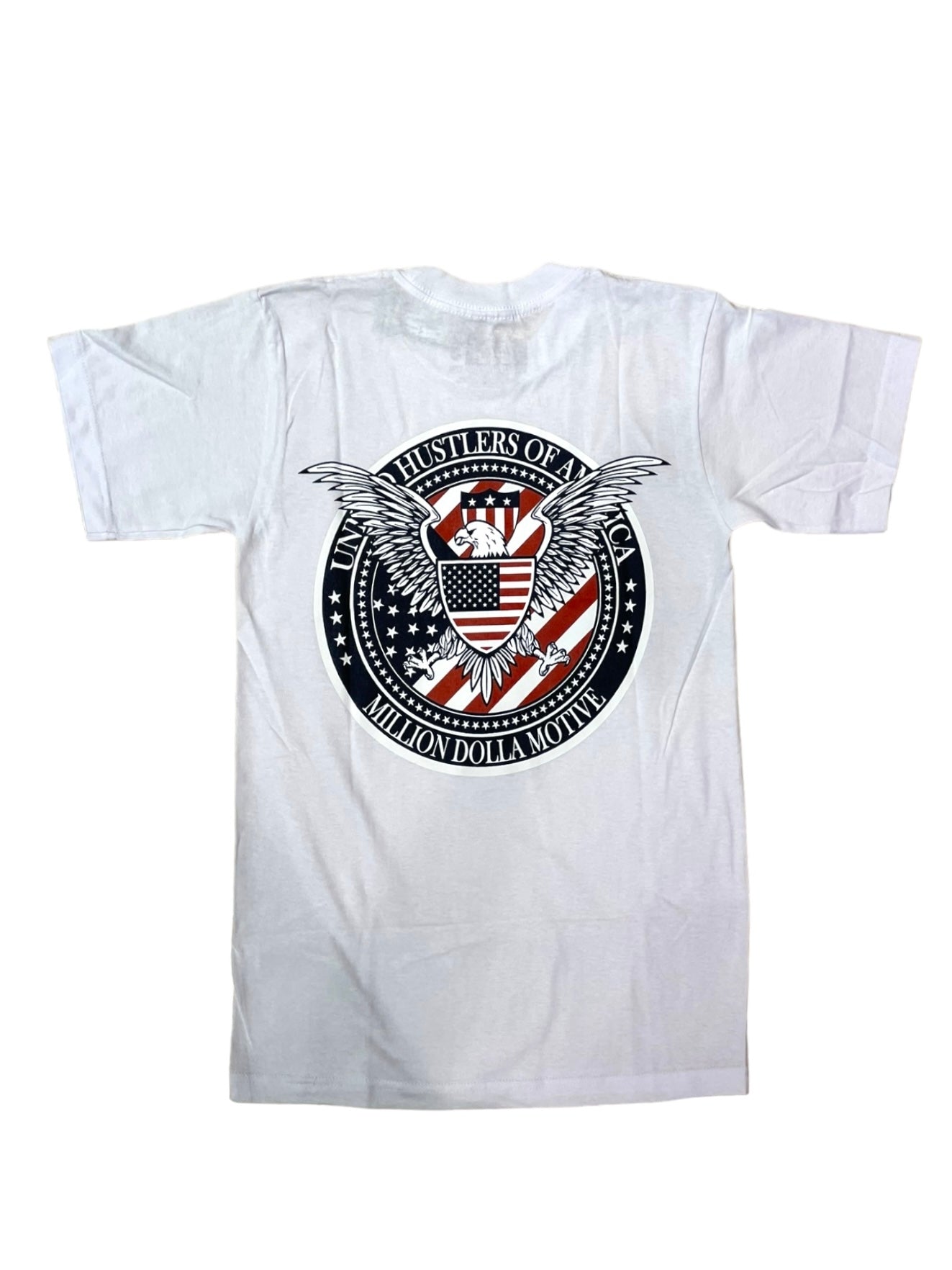 united hustlers of america graphic tee in white 