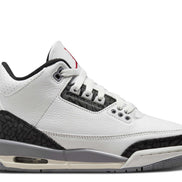 grade school jordan retro 3’s cement grey 2024