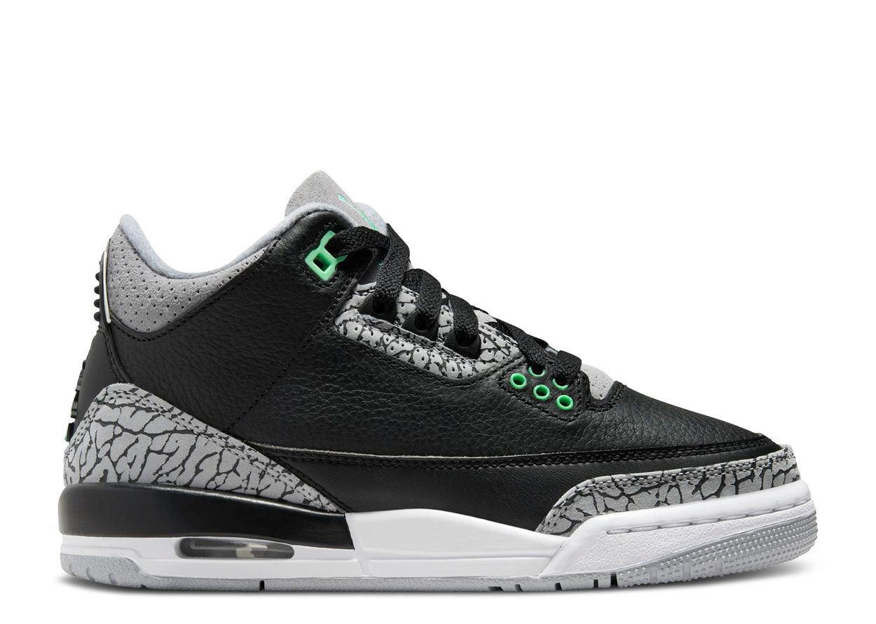 Jordan Retro 3’s Green Glow (GS)